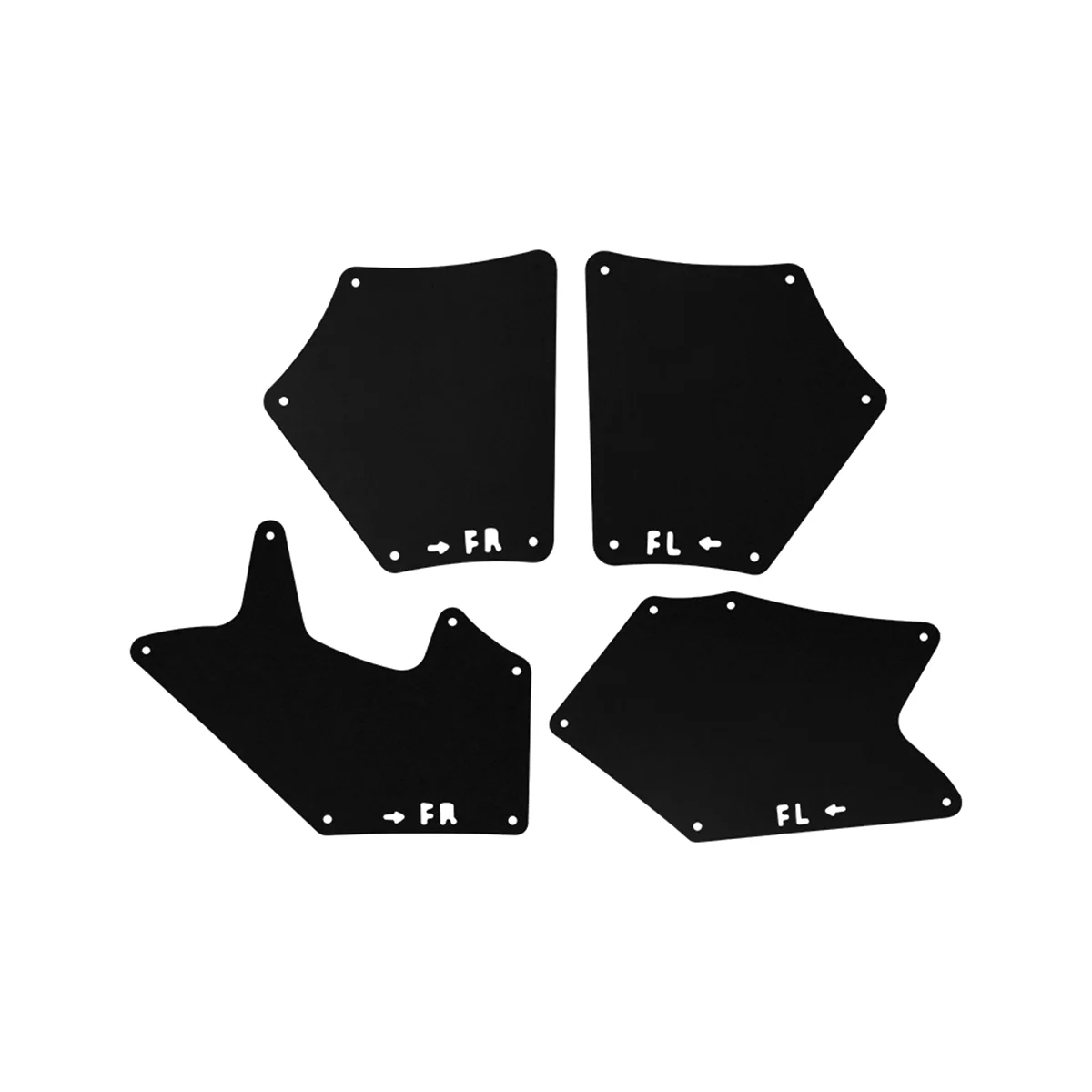 Автомобильные Брызговики для Toyota Tundra 2008-2021 от грязи