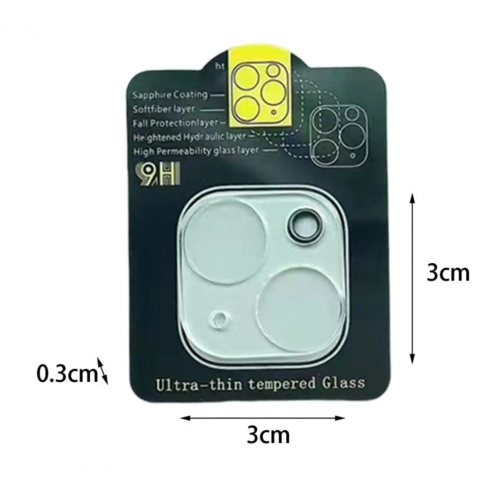 

Practical Lens Protective Film Ultra-thin Lens Film Impact Resistant Cell Phone Camera Lens Tempered Film Full Coverage