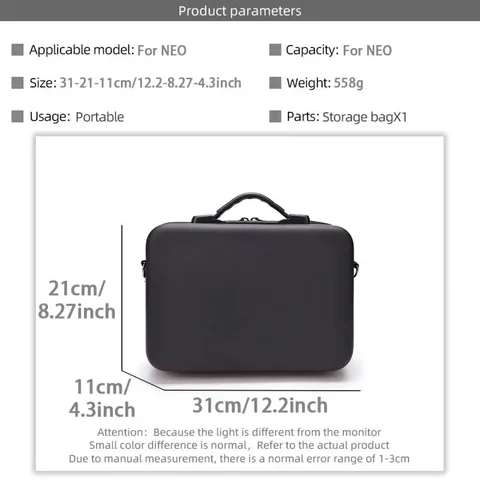 Чехол для DJI Neo Hard Shell, противоударный чехол, сумка для хранения большой емкости, дорожная портативная сумка для DJI Neo, аксессуары для дронов