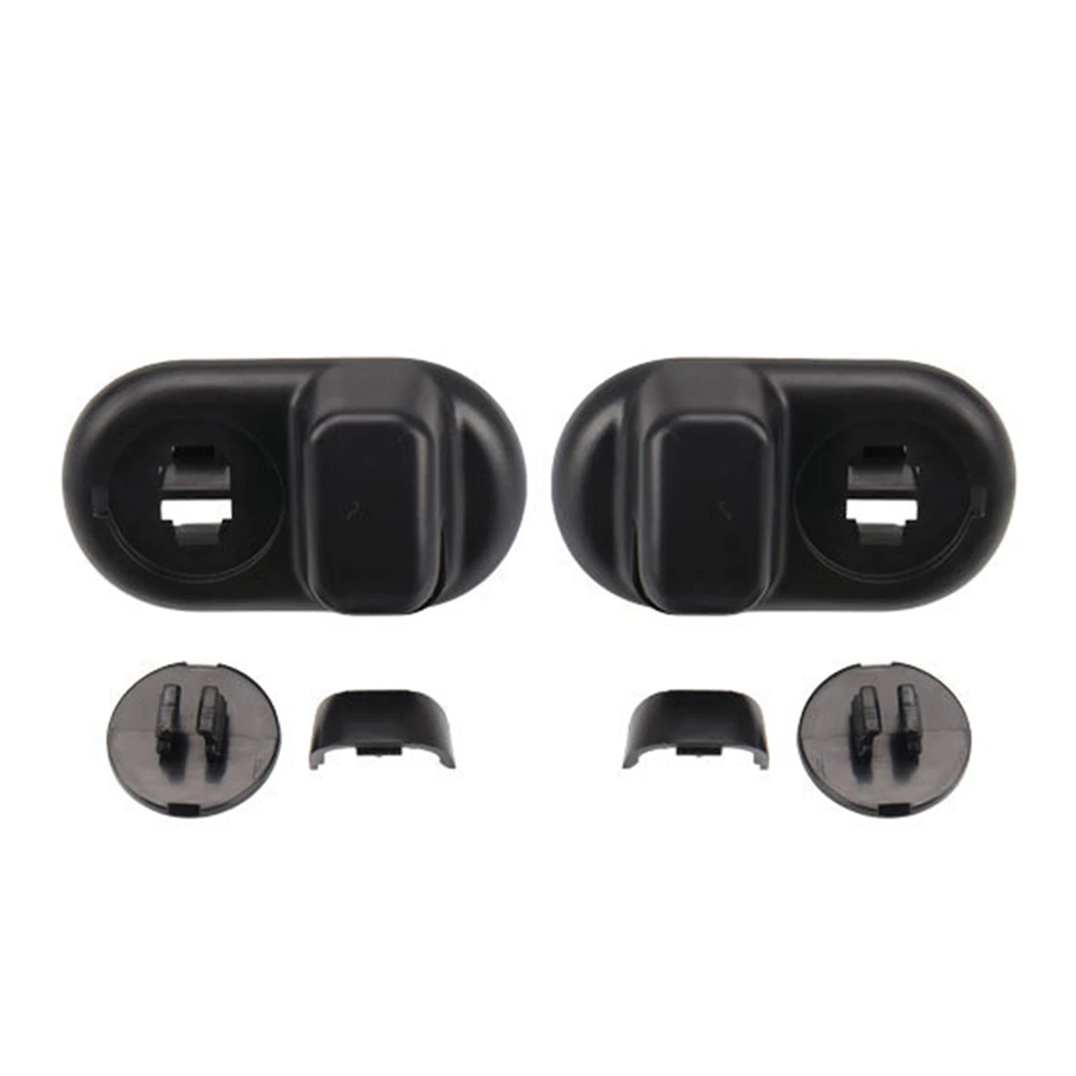 

Автомобильный боковой солнцезащитный козырек на крышу, зажим с фиксированным зажимом, кронштейн с крючком для BMW Mini F54 F55 F56 F60 2015-2020, черный