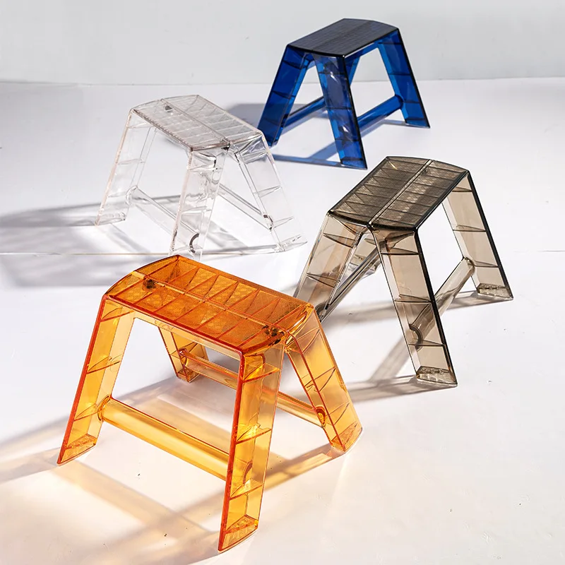 

Складная лестница, скандинавский персонализированный низкий табурет, маленькие полки для хранения, простой современный многофункциональн...