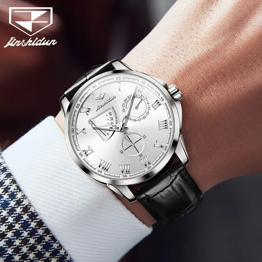 Мужские механические водонепроницаемые наручные часы JSDUN цвет в ассортименте