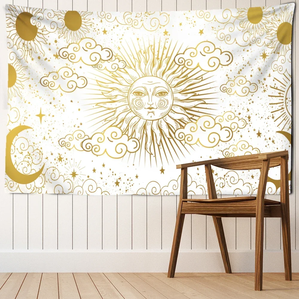 Психоделическое солнце и искусство настенная подвесная мечта таинственный