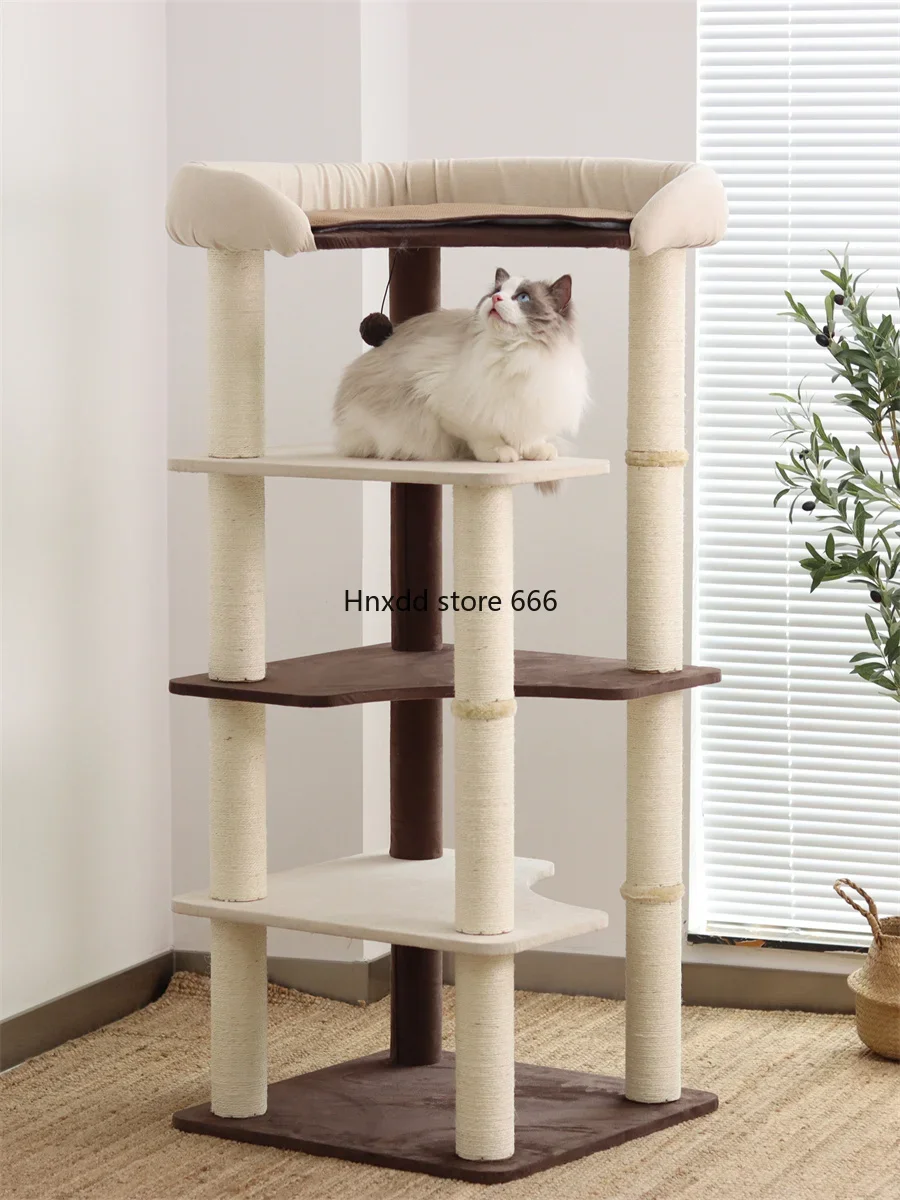 Многоярусное большое Лежачее гнездо для кошек встроенная рамка скалолазания на