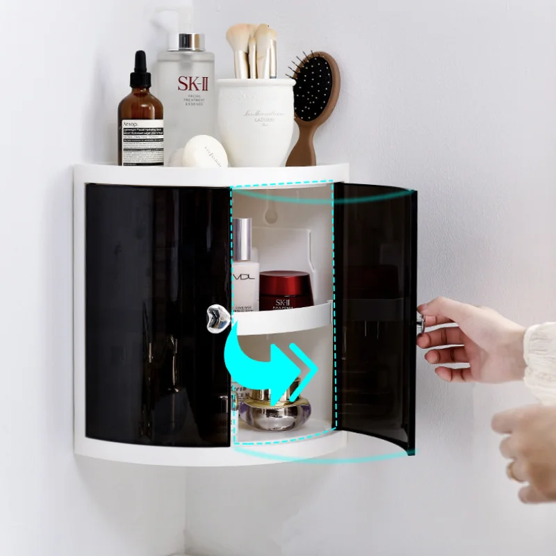 

Accessories Bathroom Rack Holder Organizer Triangle Cabinet Hanging Bathroom Shelves Corner Shelfwaterproof Wall Storage Kitchen