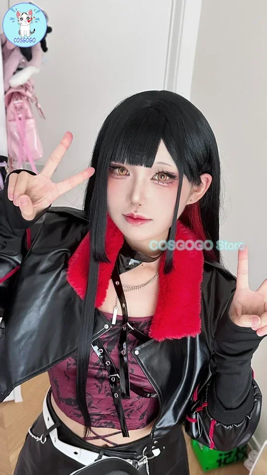 COSGOGO [На складе] Shiraishi An/Azusawa Kohane Косплей Костюм PJSK Project Sekai Пальто Юбка Униформа