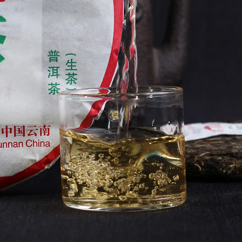

2018 Haiwan 7548 Sheng Puer Strong-flavor Batch 181 Raw Cake 357g