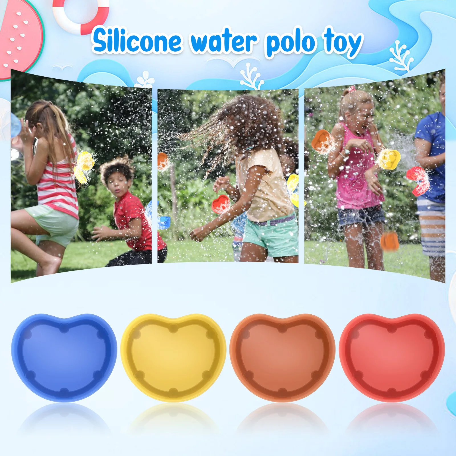 

Water Bomb Ball Reusable Water Balloons Absorbent Ball Outdoor Pool Beach Play Toy Party Favors Summer Water Fight Games