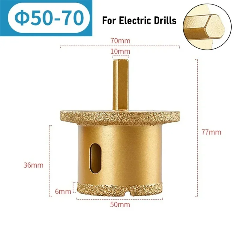 1 шт. шлифовальная машина для открывания отверстий сверло паяное алмазное пила