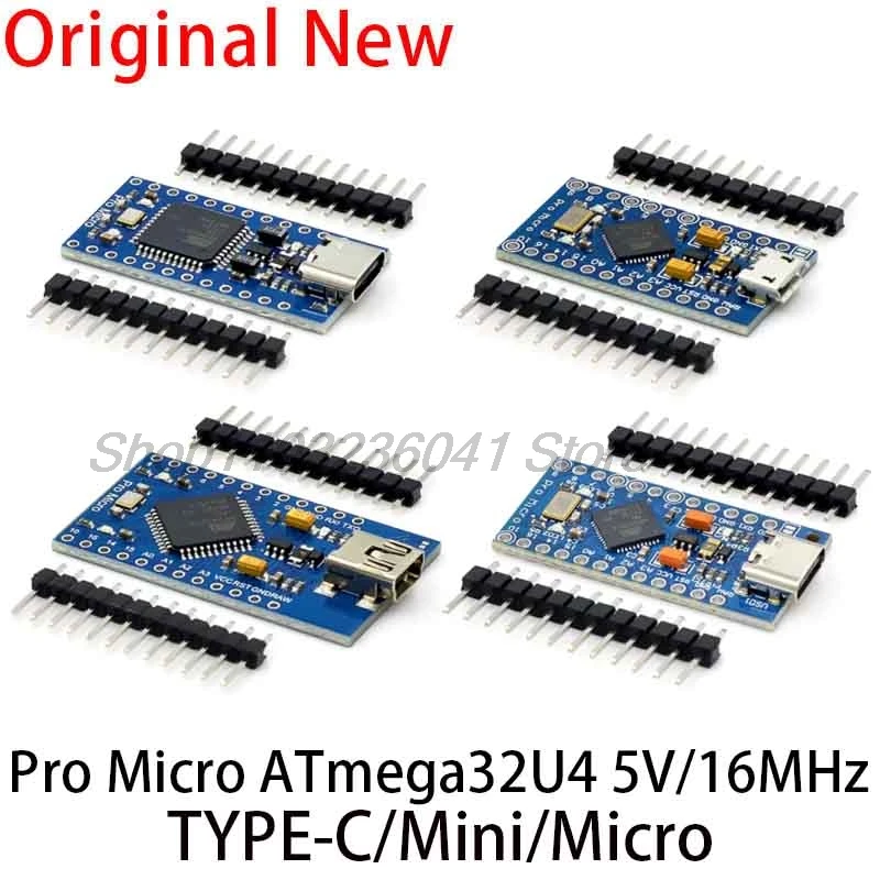 Новый модуль Pro Micro для Arduino ATmega32U4 5 В/16 МГц с 2-рядным штыревым разъемом Для