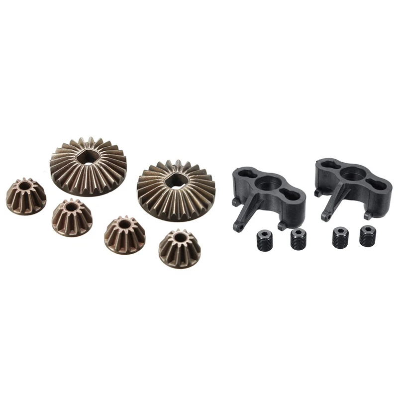 

1Set 24T Differential Gear And 11T Diff Gear For JLB Racing CHEETAH & 2PCS Steering Block Steering Knuckles Hub Carrier