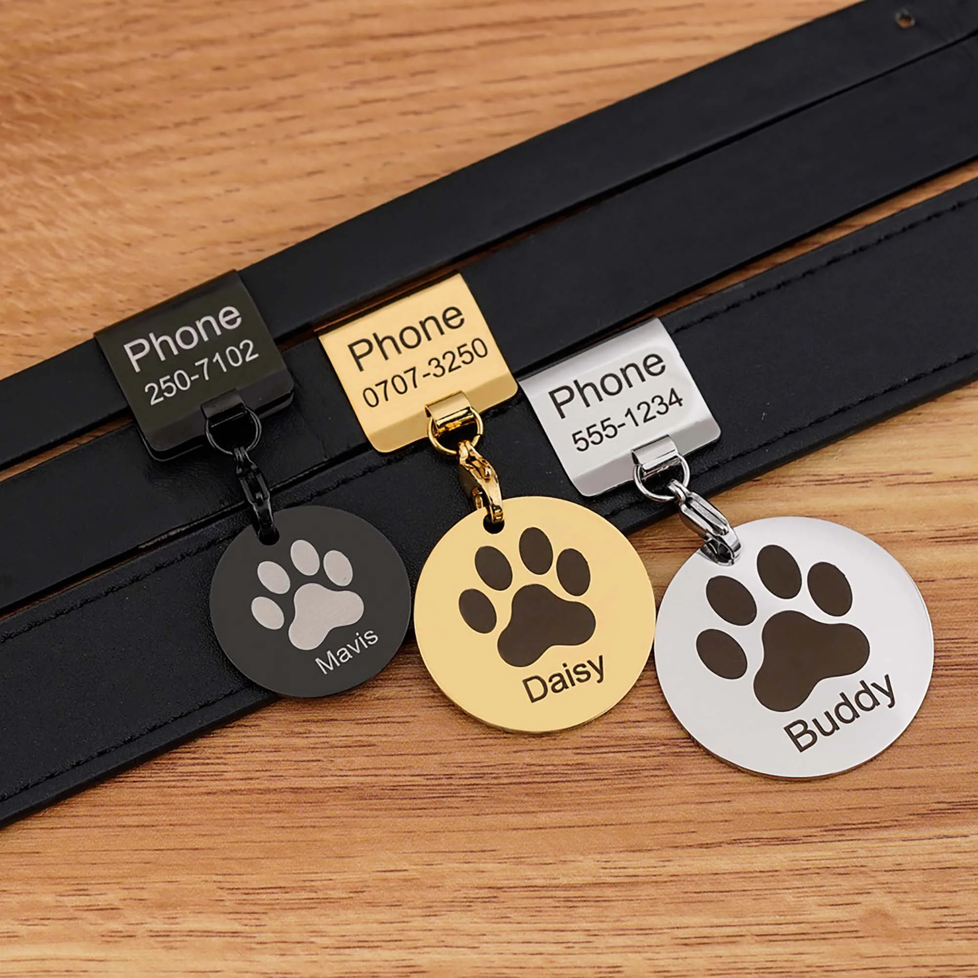 

Cat Collar Adjustable Leather Custom Cat Supplies Carved Cat Collar Small Cat Collar Unisex Pet Collar Cat Accessories Collars