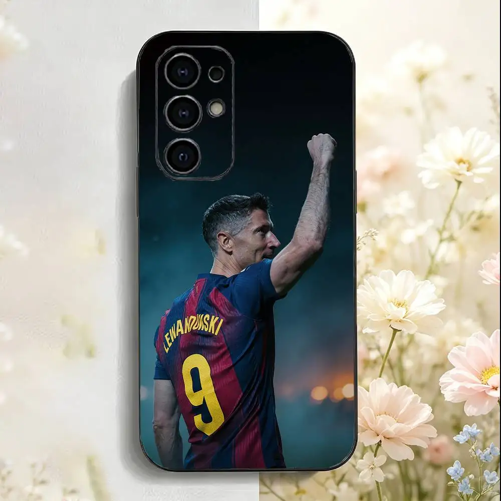 Фото Чехол SuperStar L-Lewandowski для Samsung Galaxy S25 S24 S23 S22 S21 S20 S26 FE Ultra Plus, мягкий, черный №3