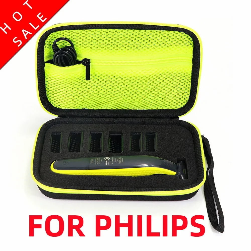 Pouch Travel Organizer Carrying Bag For Philips Norelco One Blade Qp2520/90 Qp2520/70 Qp2630/70