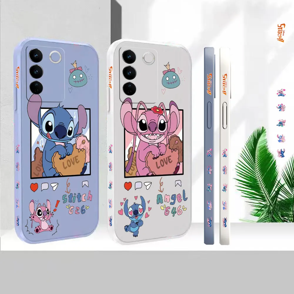 

Case For VIVO S16 S16E S15 S15E S12 S10 S10E S9 S9E S7 S6 S5 V23 V21 V20 V15 V23E S7T Pro Love Lilo & Stitch Angel Cover Fundas