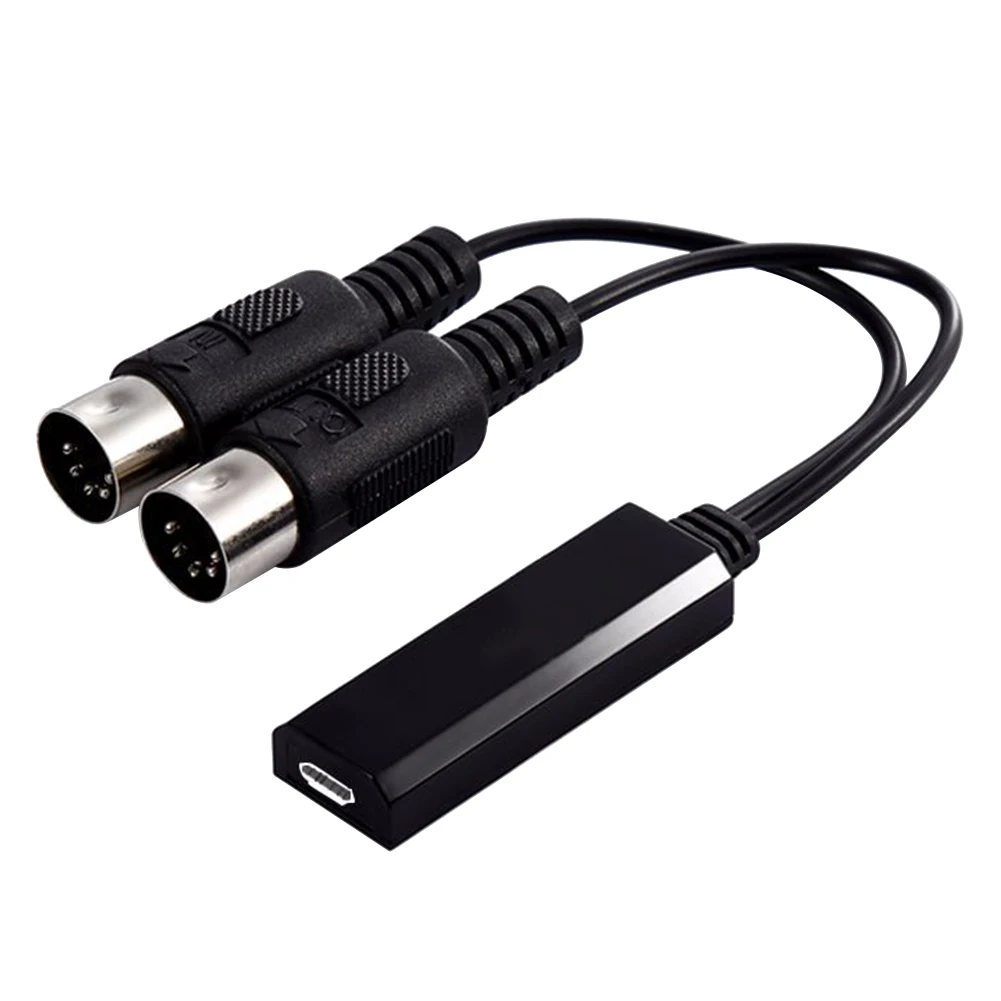 

Professional Audio Studio MIDI Adapter Converter Music Instrument HIFI 5 Pin Cable Wireless Universal Portable Stable