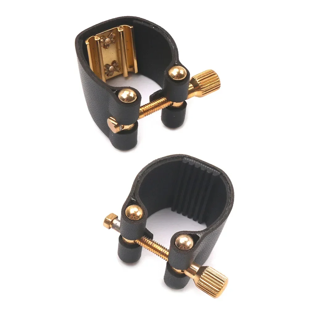 Мундштук для саксофона кожаный зажим крепления лигаты сопрано металлическая