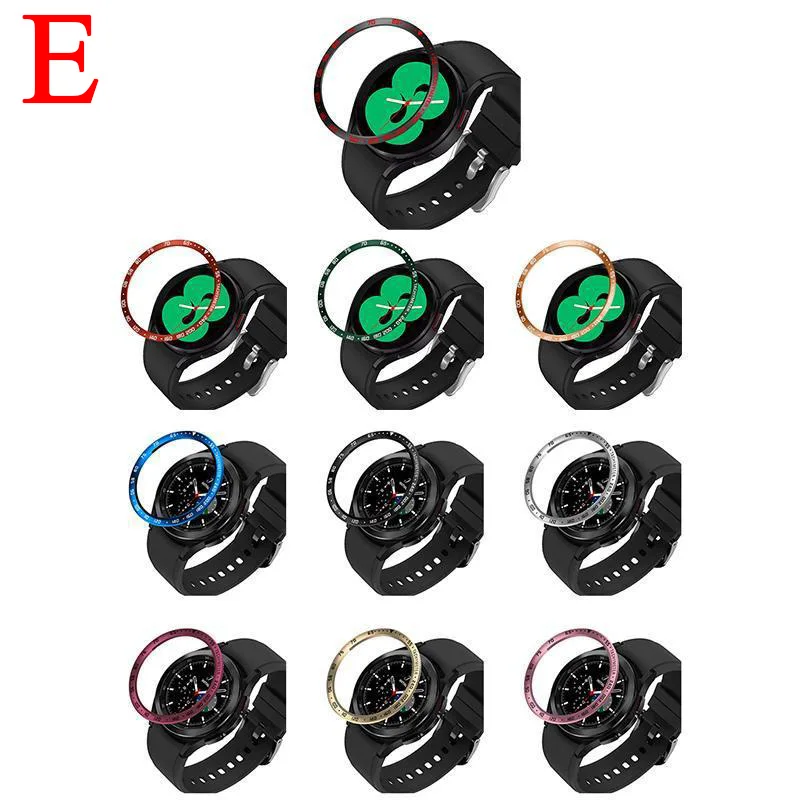Steel Metal Bezel Ring For Samsung Galaxy Watch 4 Classic 42 46mm Sport Smartwatch Protector Case Frame Anti-shock Accessories