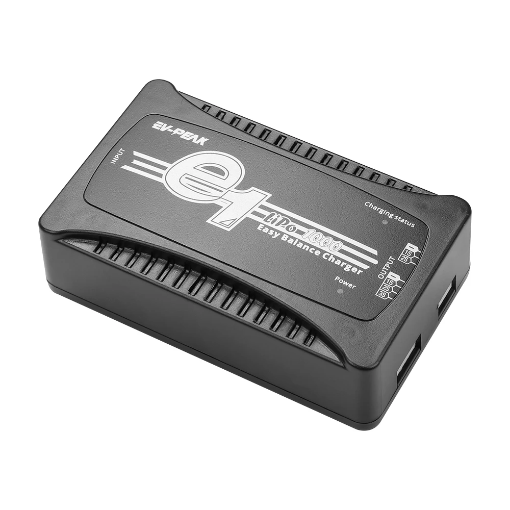

EV-PEAK E1 12 Вт/1A легкое интеллектуальное балансирующее зарядное устройство 2-3s Балансирующий порт для RC, FPV, робота, автомобиля, БПЛА, вертолета, большого самолета