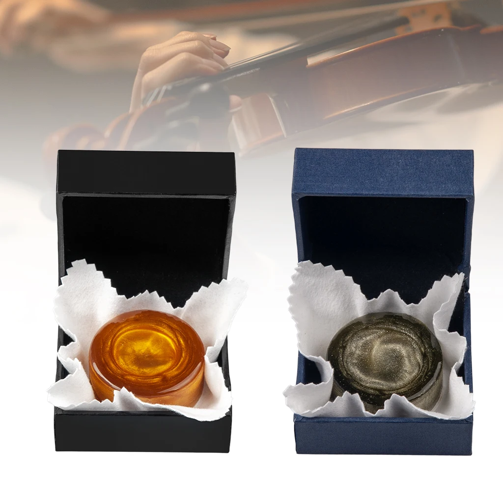 Handmade String Instruments Rosin Resin Colophony Rounded With Cardboard Box For Violin Viola Cello Bass Erhu Gaohu Bow Strings