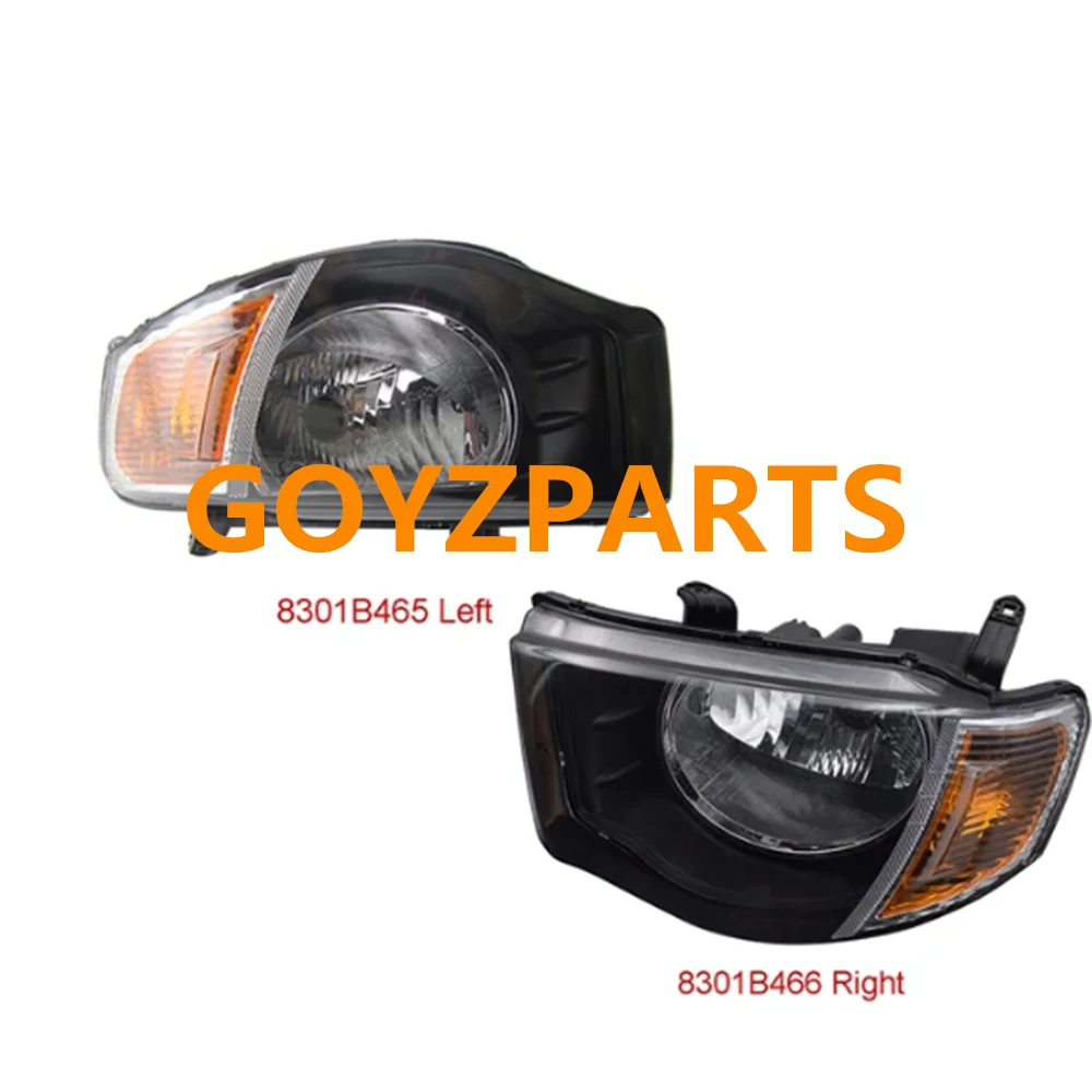 Передняя фара головного света для Mitsubishi L200 Triton Strada KA4T KA5T KB4T KB5T KB7T KB8T 4D56 8301B465 8301B466