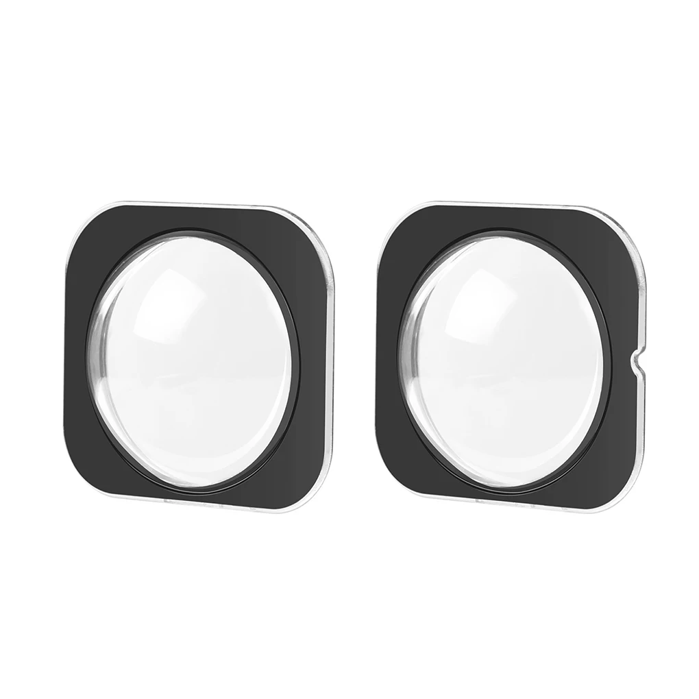 

2pcs Glass High Definition Lens Protectors For Insta360 - Quick-fit Waterproof Anti-corrosion Black