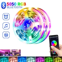 led strip lights 5050 rgb tv backlight luces led tape through the wall usb bluetooth control 5v flexible ribbon lights for room