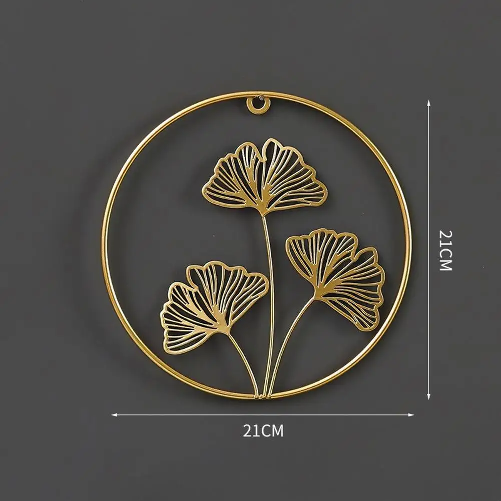 

Brand New Durable High Quality Wall Decoration Ginkgo Biloba Fashion Hanging Hole Living Rooms Classic Multi Purpose