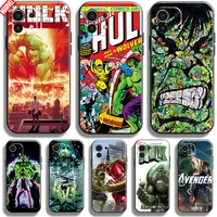 marvel hulk avengers for xiaomi mi 11 lite 11 pro 11 ultra phone case soft silicon coque cover black funda captain america
