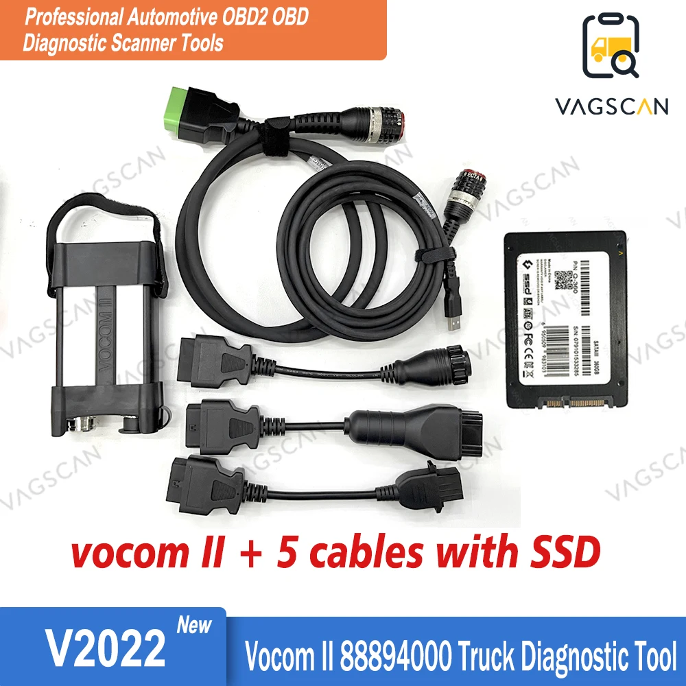 

Truck Diagnostic Tool for VOCOM II 88894000 V2.7 SSD Bus Construction Equipment diagnostic tool