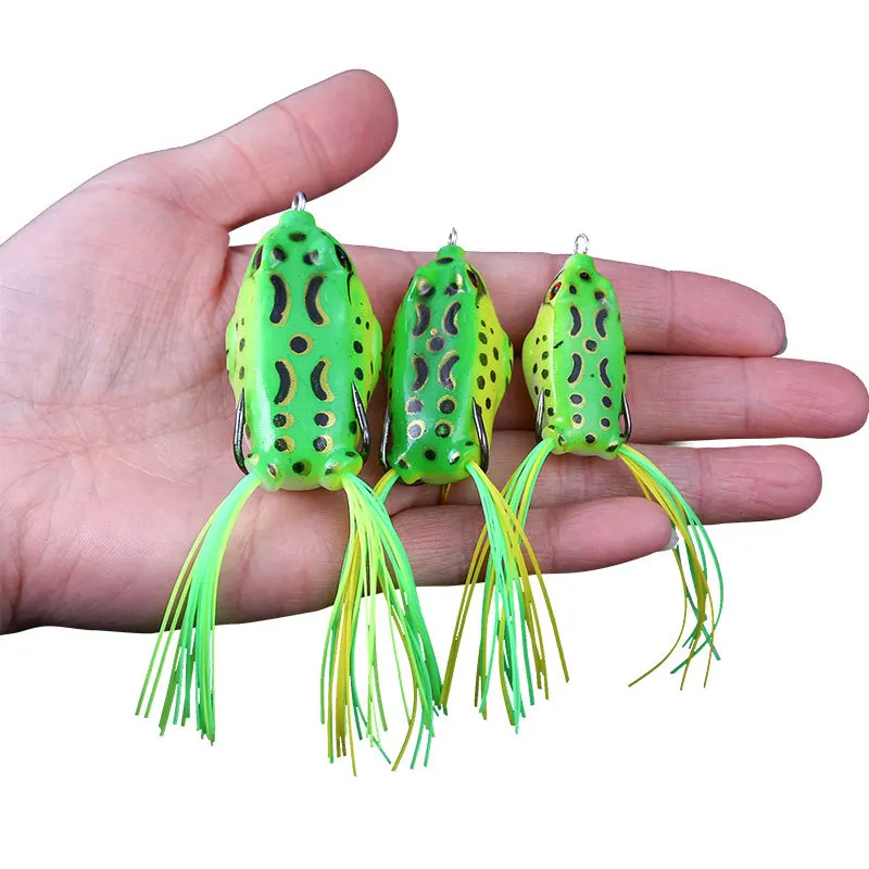 1PCS Frog Silicone Soft Bait Fishing Lures 6.5/10/12.6g Frog Spinner Squid Thunder Jig Spoon Trolls Soft Bait Sea Fishing Tackle