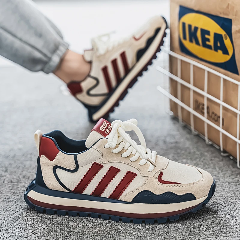 Мужская обувь Ozhouzhan осень 2023 новые модные брендовые высококачественные