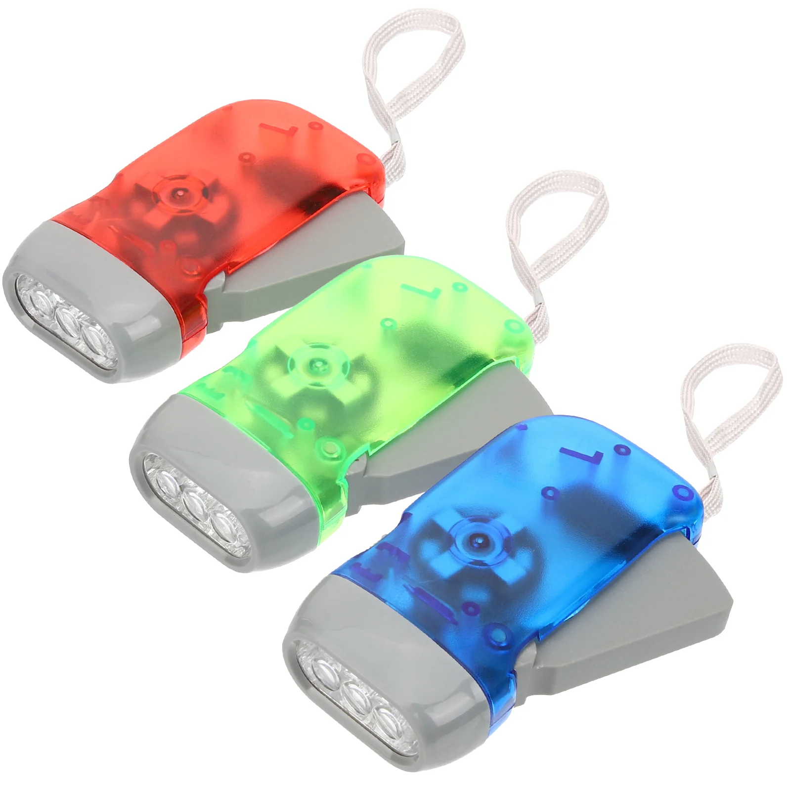 

3 Pcs Outdoor Camping Flashlight Torch Lights Portable LED Lantern Emergency Rechargeable Lanterns Hand
