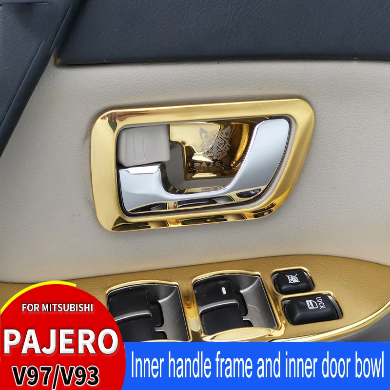 

Suitable For Mitsubishi Pajero Modified Interior Pajero V97V93 Interior Door Bowl Handle Decorative Sticking Door Wrist Sequins