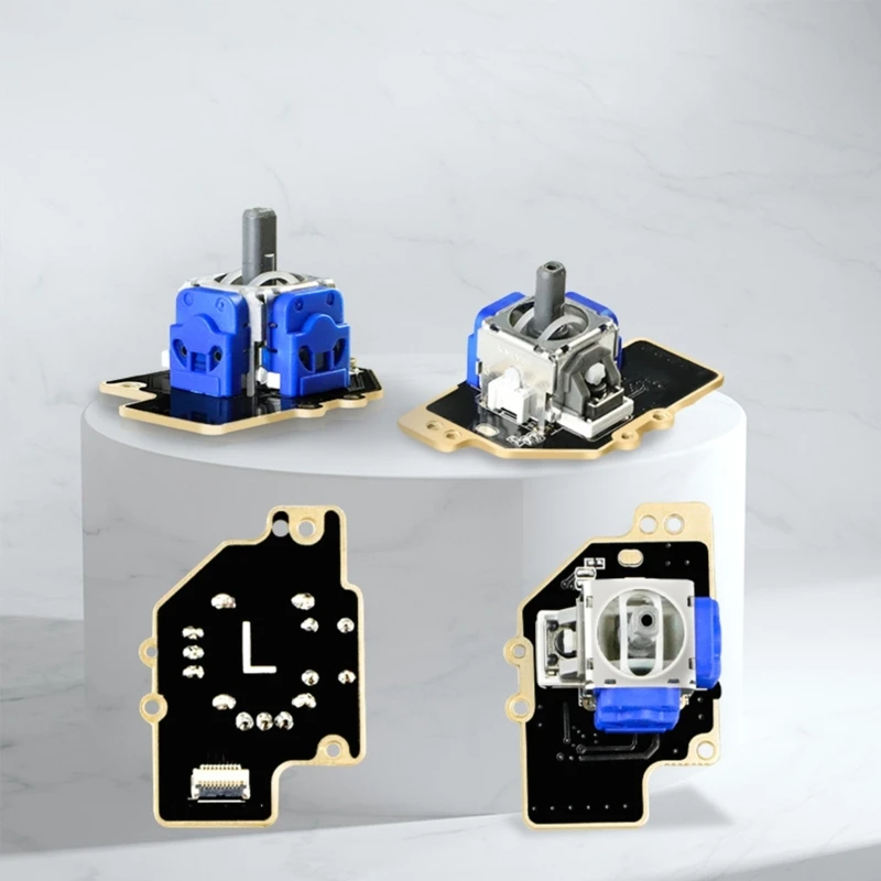 

2Pc Electromagnetic Joystick Module for Steam Deck Left Right Analog Stick Repair Kit Thumbstick Replacement Accessories