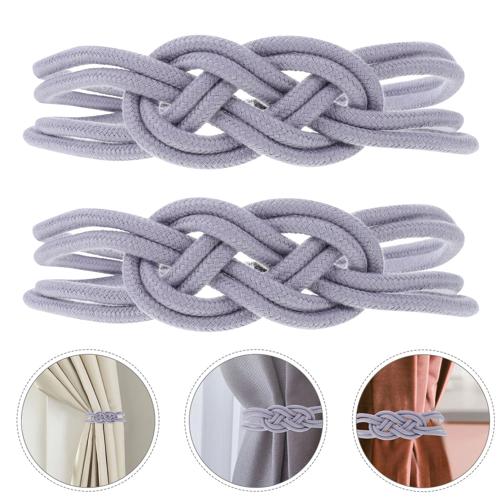 

Curtain Magnetic Tie Rope Tiebacks Draperywindow Buckle Holders Backs Clip Bohemian Drape Holder Ties Back Holdback