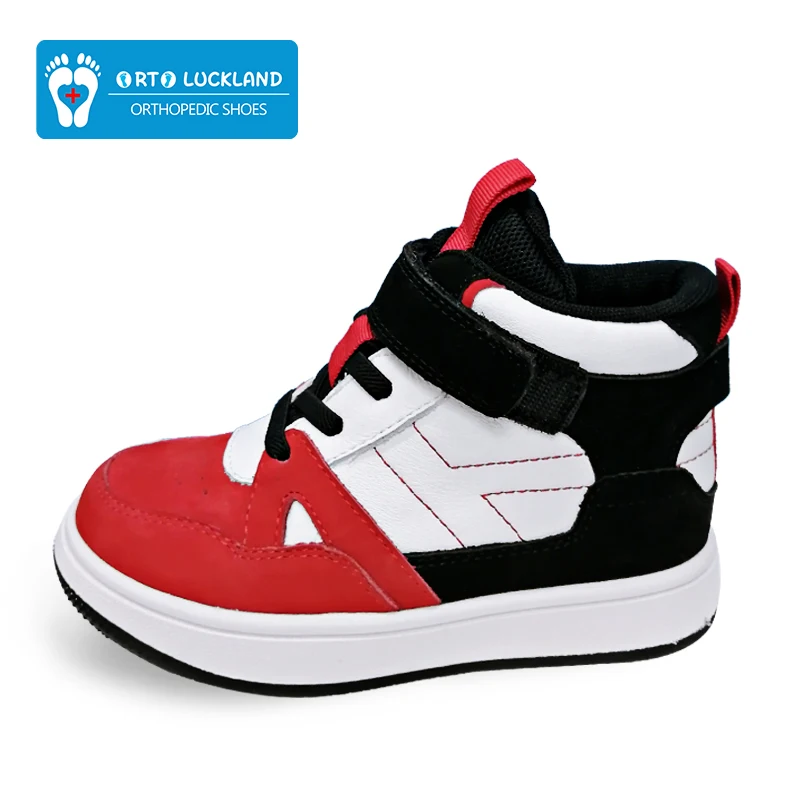 Spring Winter Boy Orthopedic Sneakers For Kids Fashion Toddler Girl Genuine Leather Sporty Shoes 3 to 8 Years