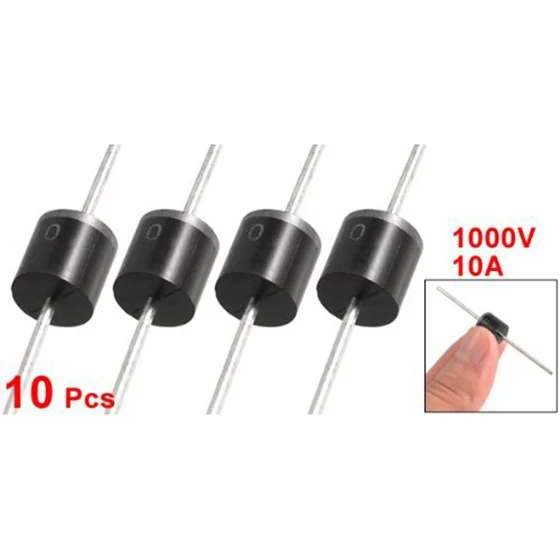 

10 шт. литая пластиковая флейта 1000 в 10 А, выпрямительные диоды 10A10