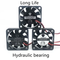 2pcslots for fluid bearing ball bearing for oil bearing dc5v 12v 24v 40mm 4cm 40x40x10mm for 3d printer graphics card cooling f
