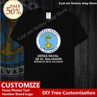salvador navy sports cotton t shirt t shirt custom jersey fans diy name number logo tshirt fashion hip hop loose casual t shirt