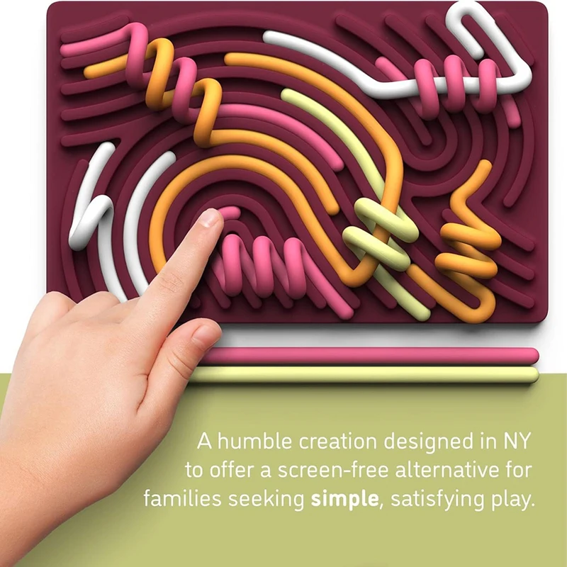 Силиконовая сенсорная доска двухсторонняя конструкция 2 в 1 для Idea СДВГ набор