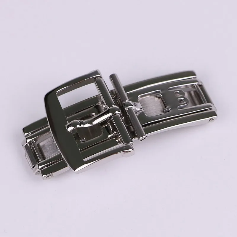 

20 мм Серебряная полированная матовая пружинная Пряжка из нержавеющей стали для часов Blancpain