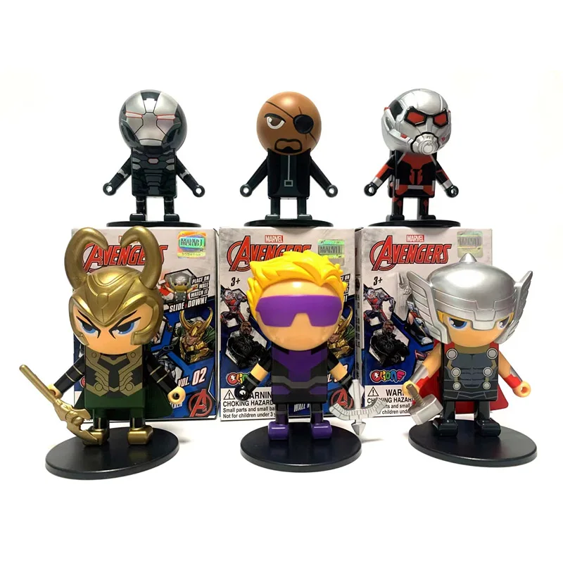 S Wallclimbing Doll Loki Ant Man Thor Nick Fury War Machine Hawkeye Climb Wall Toys Gifts