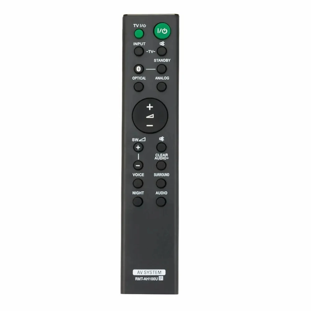 New Replacement RMT-AH100U Remote Control For Sony HT-CT180 SA-CT180 SA-WCT180 SoundBar with Bluetooth Bar Speaker