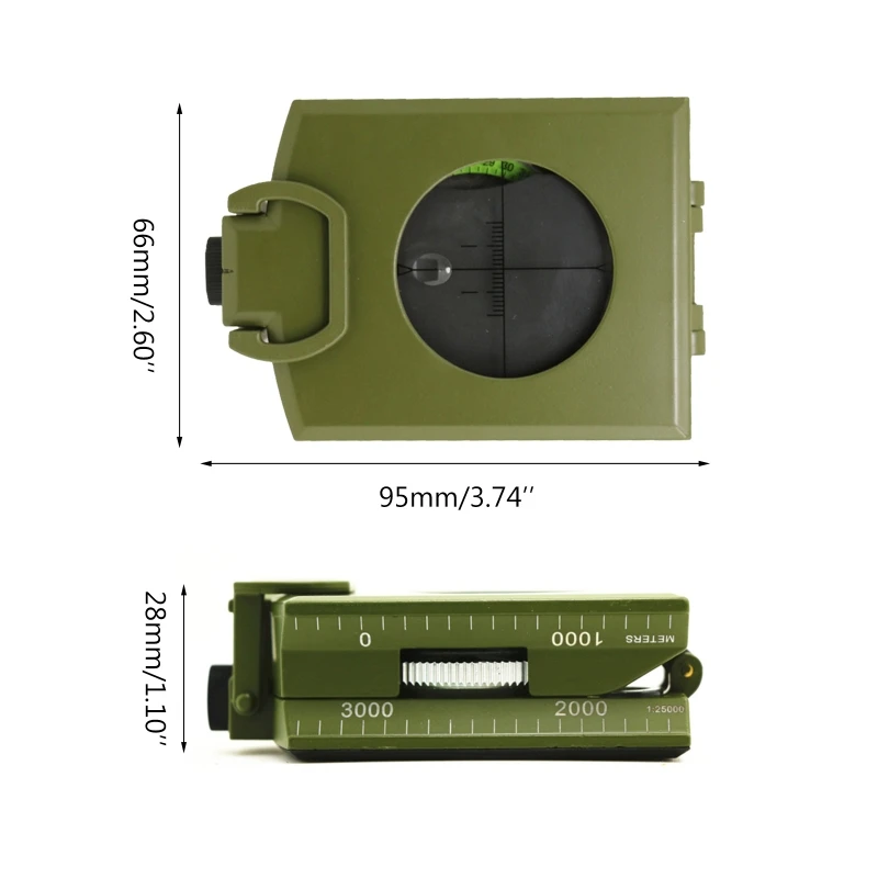 

Military Compass,Digital Geological Compass, Navigation Equipment, for Camping, Hiking and Outdoor Activities