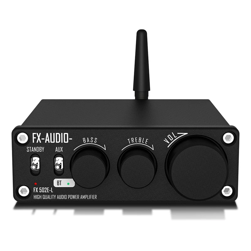 

FX-AUDIO- FX502E-L Bluetooth 5.1 Amplifier 2.0 Channel 2X75W 192Khz Amp For Home Passive Subwoofer EU Plug