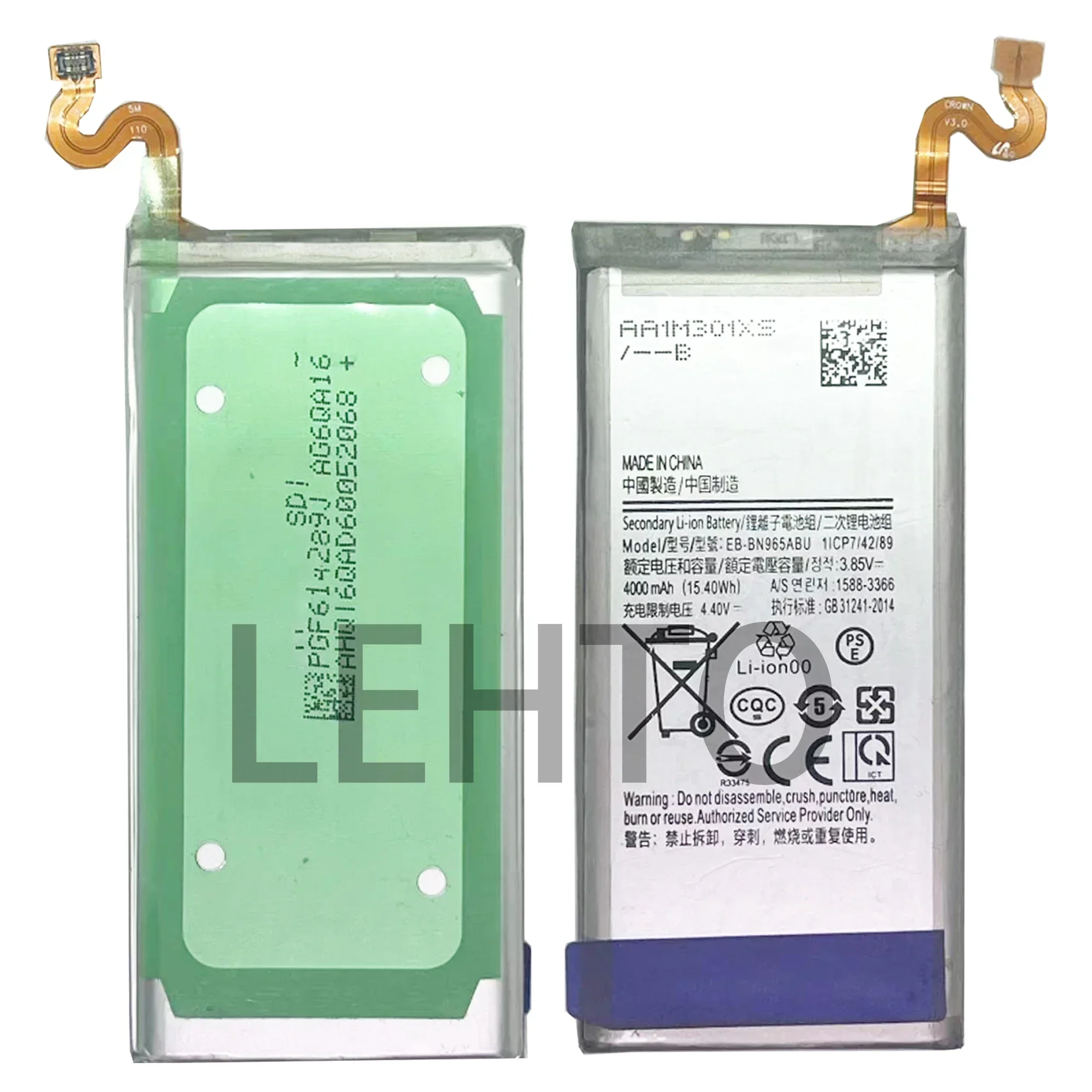 100% Replacement EB-BN965ABE Battery For Samsung Galaxy Note9 Note 9 N9600 SM-N9600 Genuine EB-BN965ABU 4000mAh