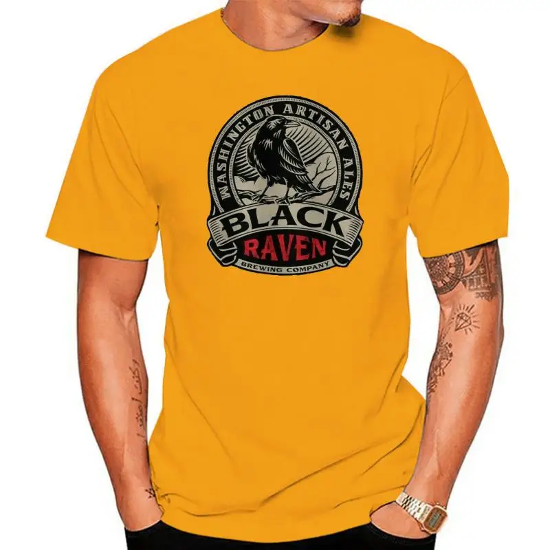 

NEW BLACK RAVEN BEER MAN WOMAN T-SHIRT USA SIZE EM1