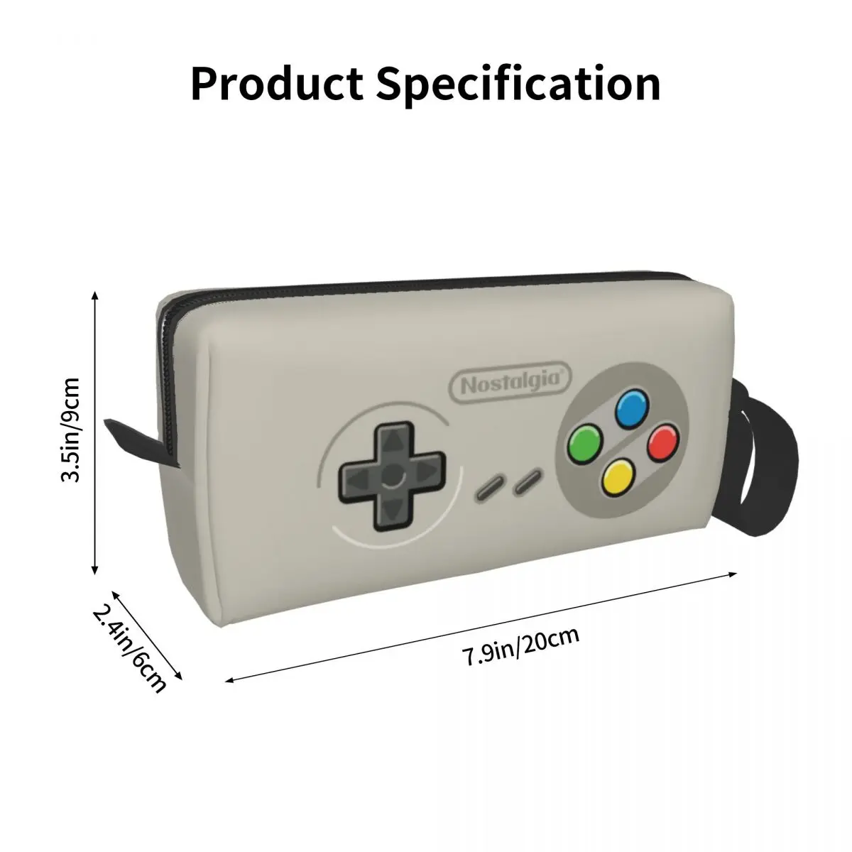 Косметичка в стиле ретро для видеоигр и контроллеров