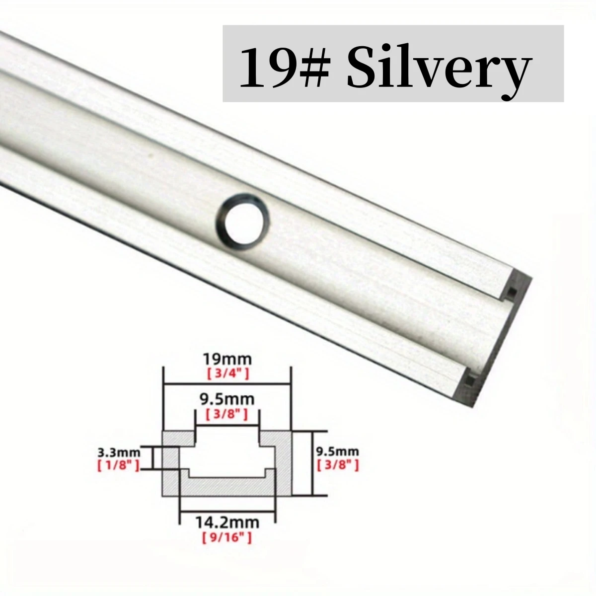 

GDART Т-образная направляющая из алюминия 300/400/500 мм